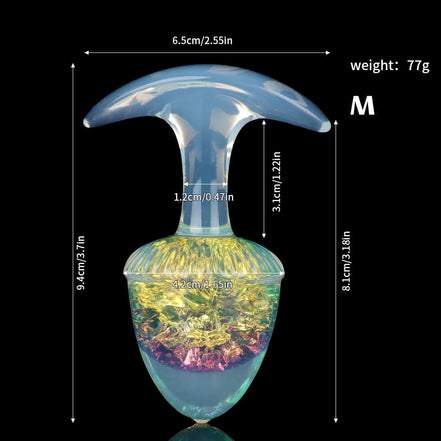 Chestnut Crystal Butter Plugs - 9 Colors