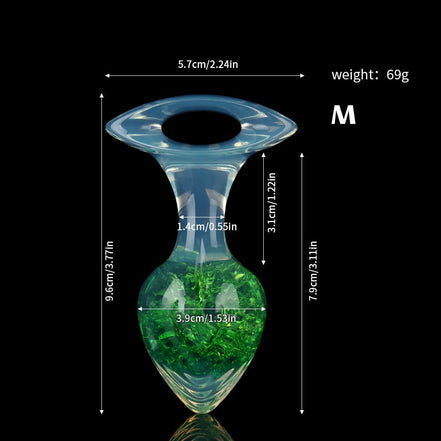 Heart Crystal Butter Plugs