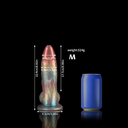 Gentleman Rainbow Fantasy Dildo-Knot Dildo