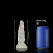 Twisted Jelly Transparent Color Dildo - Luminous Dildo