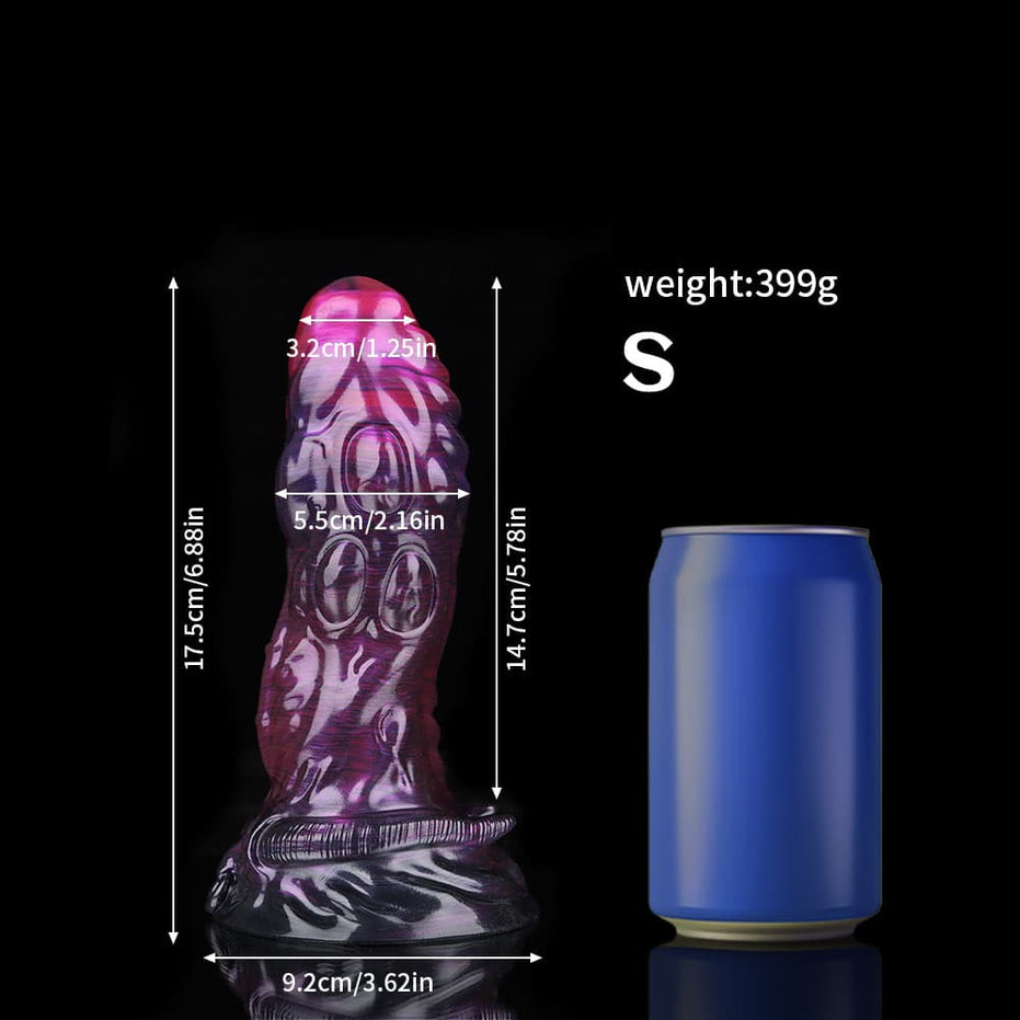 Taurus Black Purple Fantasy Dildo
