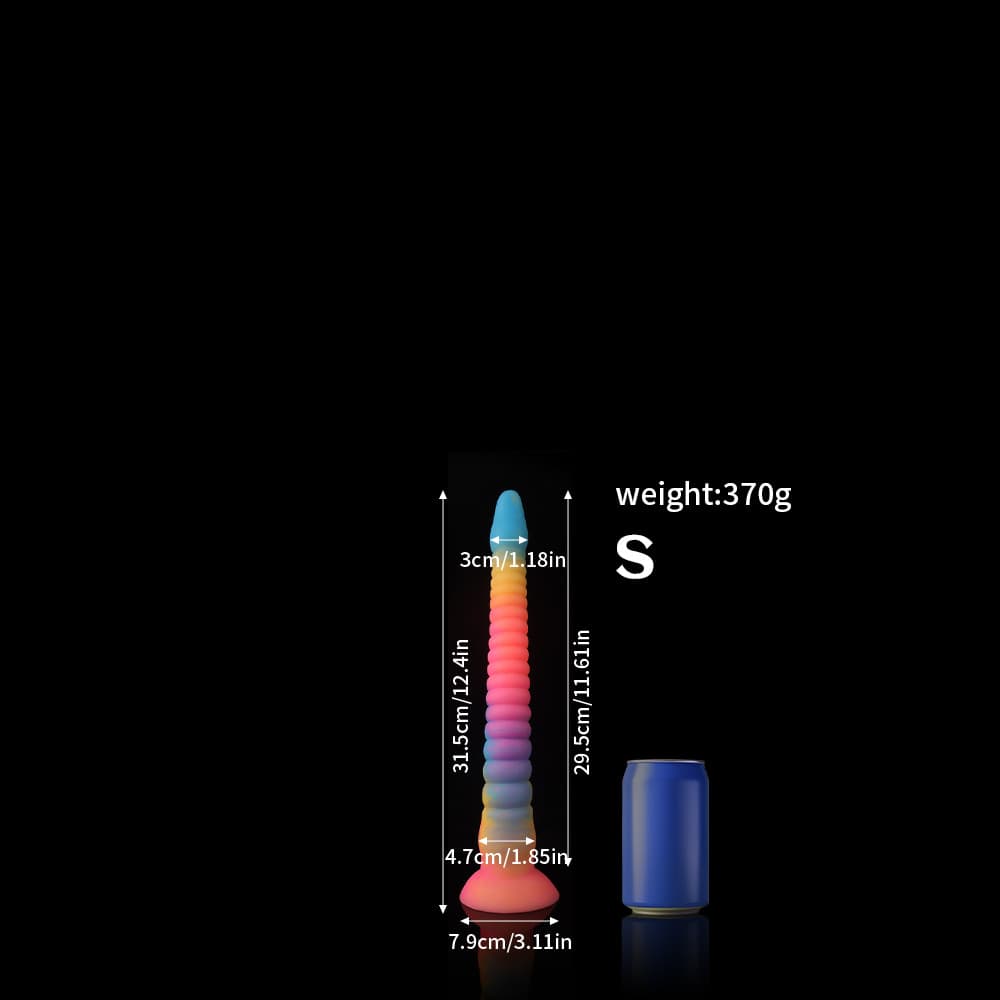 Octopus Blue Yellow Purple Tentacle Dildo