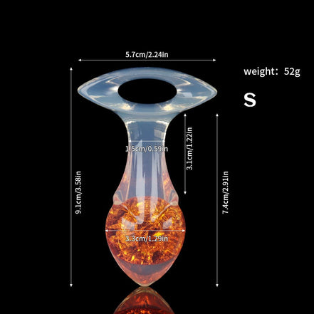 Drill Crystal Butter Plugs -9 Color