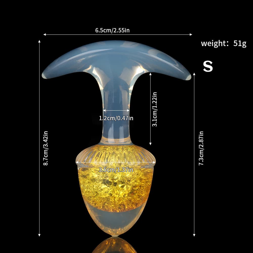 Chestnut Crystal Butter Plugs - 9 Colors