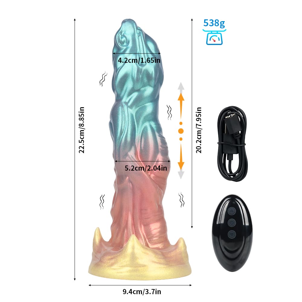 Toad Rainbow Thrusting Electric Dildo