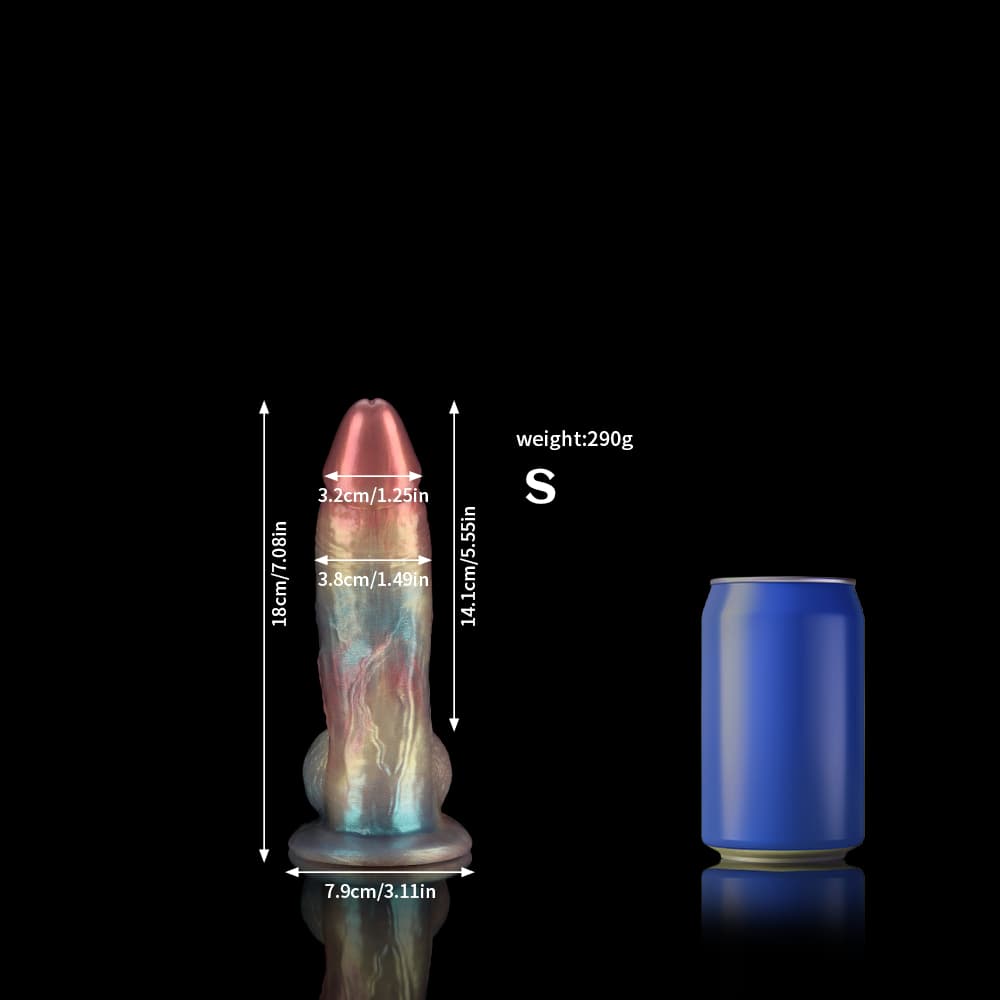 Gentleman Rainbow Fantasy Dildo-Knot Dildo