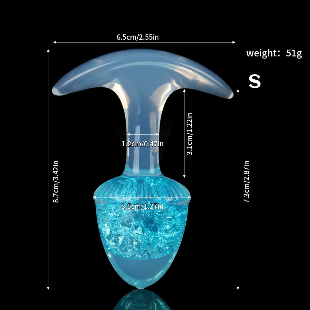 Chestnut Crystal Butter Plugs - 9 Colors