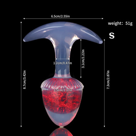 Chestnut Crystal Butter Plugs - 9 Colors