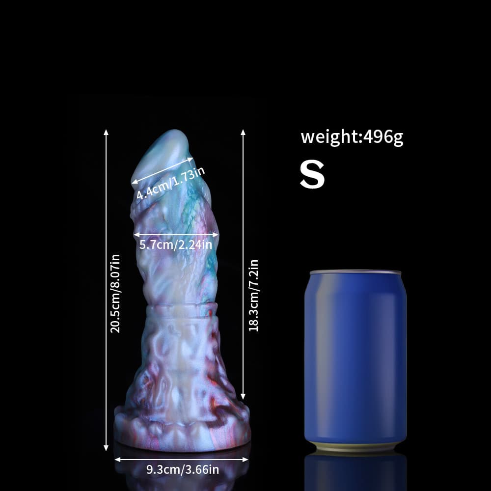 Capricorn Gradient Blue Purple Dildo