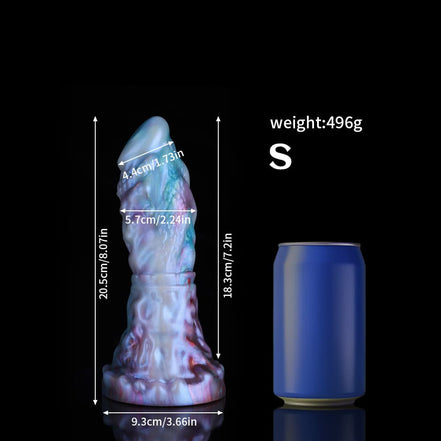 Capricorn Gradient Blue Purple Dildo