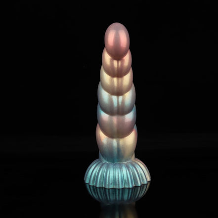 Twisted Rainbow Electric Dildo