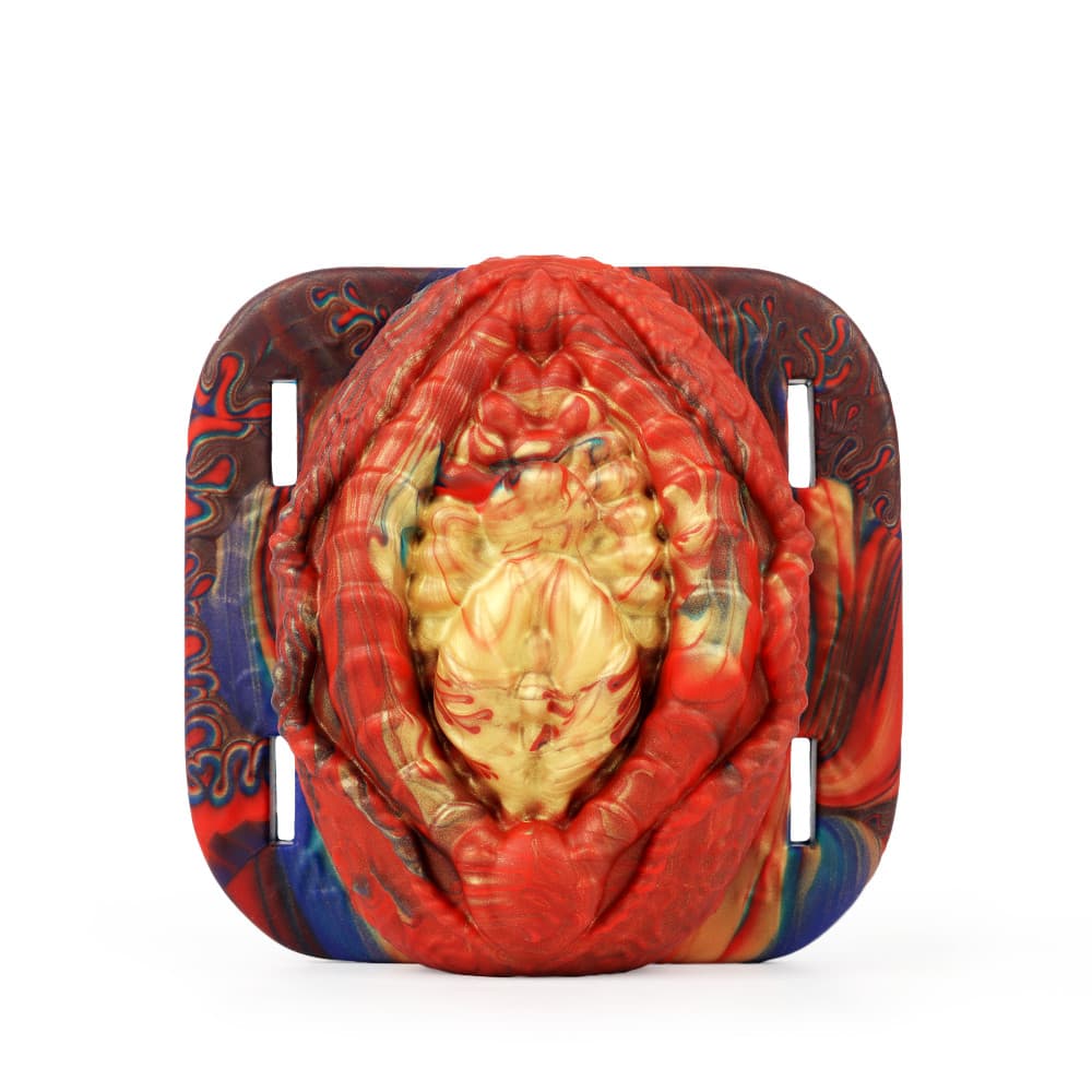 Vibrating Grinder Red Blue Gold