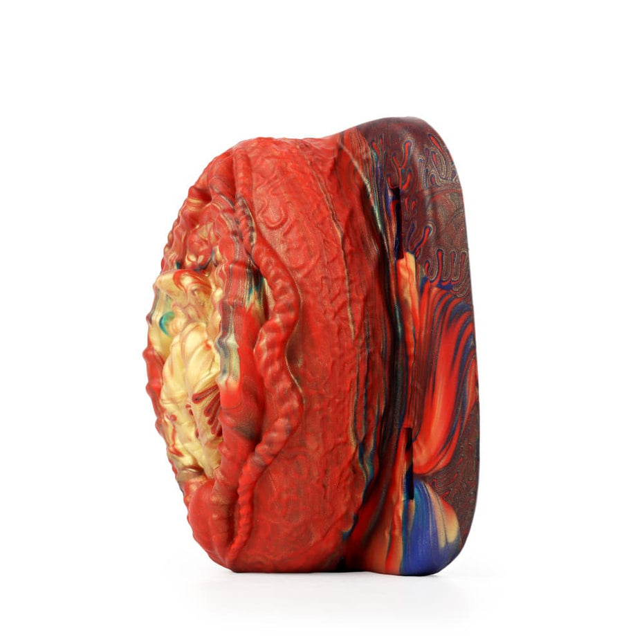 Vibrating Grinder Red Blue Gold