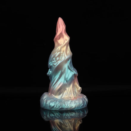 Bullhorn Tip Rainbow Electric Dildo