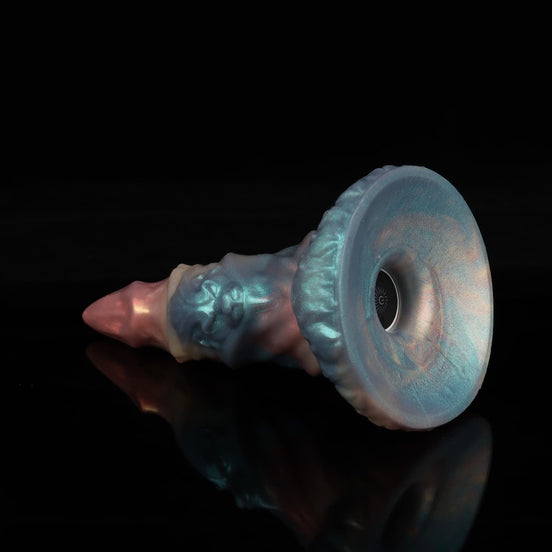 Bullhorn Tip Rainbow Electric Dildo