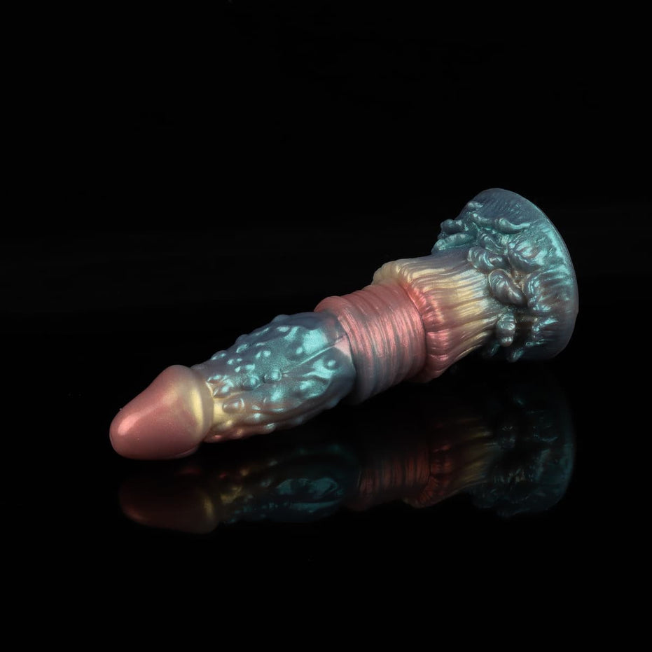 Spike Rainbow Electric Dildo