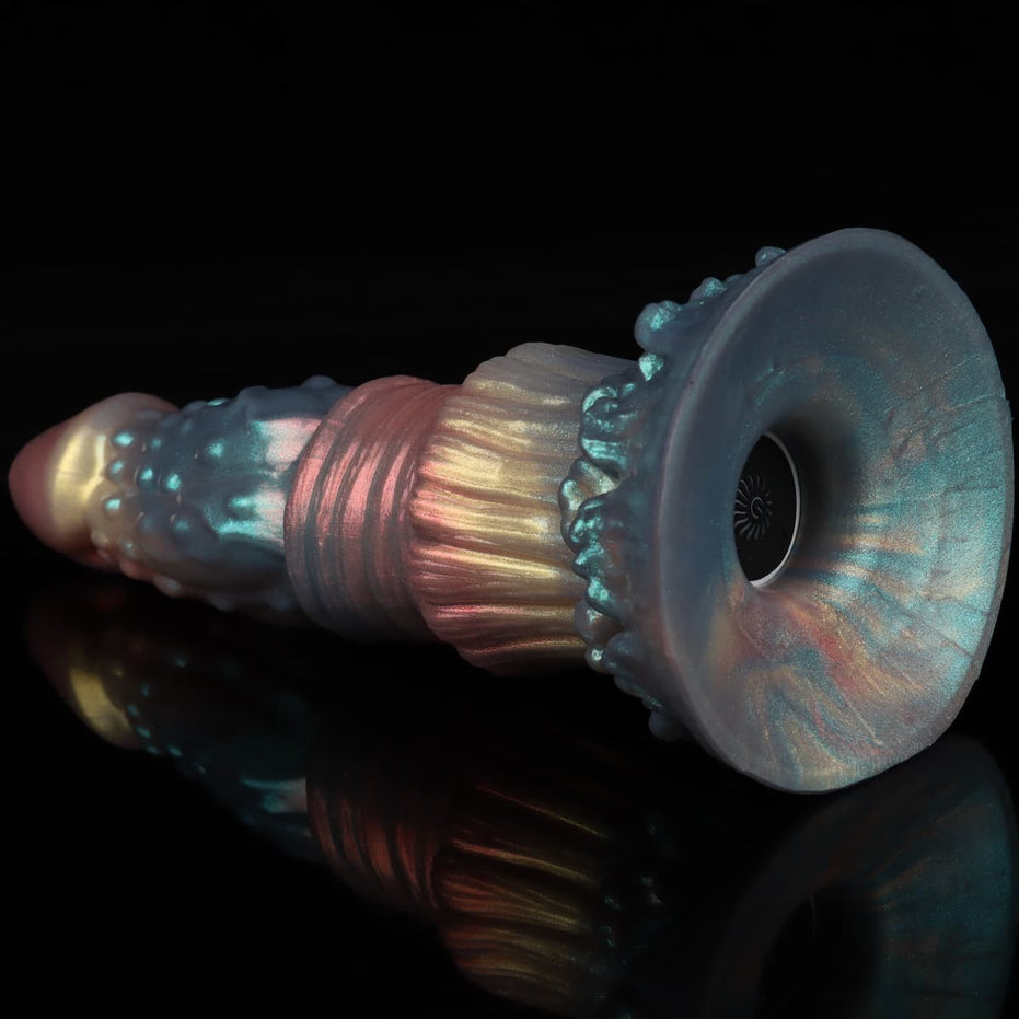 Spike Rainbow Electric Dildo