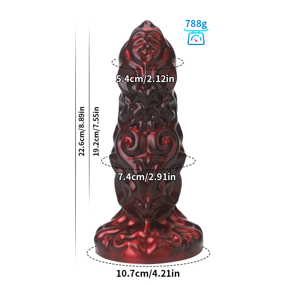 Aries Crimson Fantasy Dildo-Zodiac Dildo
