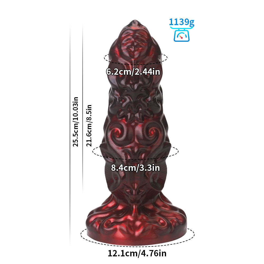 Aries Crimson Fantasy Dildo-Zodiac Dildo
