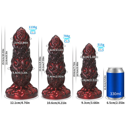 Aries Crimson Fantasy Dildo-Zodiac Dildo