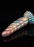 Twisted Rainbow Electric Dildo