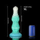 Dog Blue Green Knot Dildo