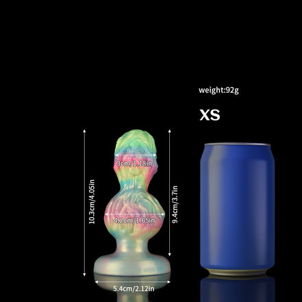 Talon Skull Gradient Pink Green Butter Plug