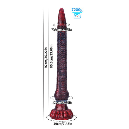 Eel Crimson Tentacle Dildo