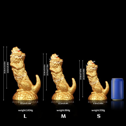Lion Dildo Gold Lion Dildo
