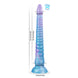 Octopus Gradient Blue  Purple Tentacle Dildo Anal Plug - Glow-In-The-Dark Dildo