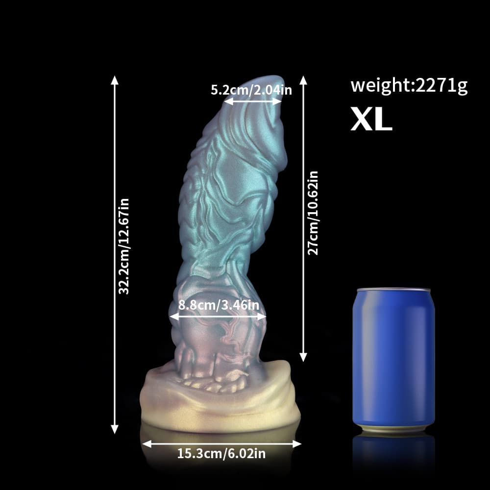 Sailor's Tears Light Blue Knot Dildo